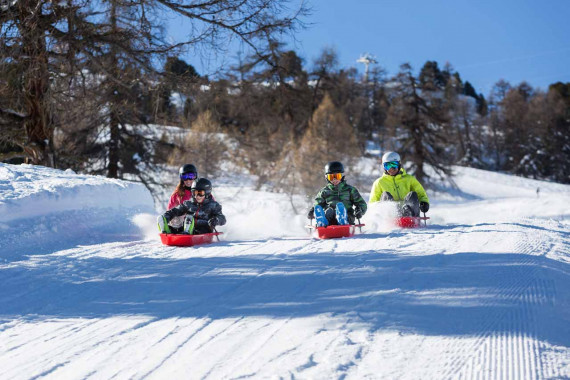 Sledding In Verbier